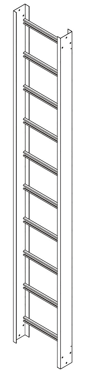 12R130|立上り用直線ラック