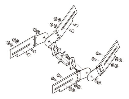 5ARB3|上下左右自在継ぎ金具