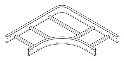 5ARLA30|アルミ 外直角L形分岐ラック