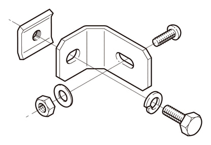 78ARS4|立上りラック支持金具