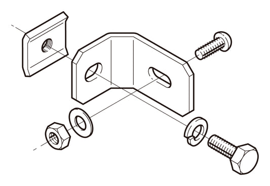 78ARS4|立上りラック支持金具