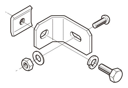 78ARS4|立上りラック支持金具