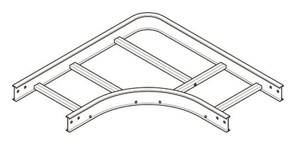 7ARLA80|アルミ 外直角L形分岐ラック