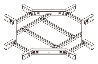 7FRX40|X形分岐ラック
