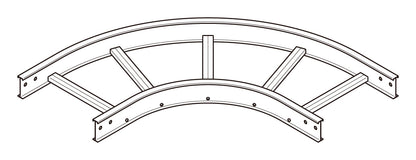 8ARL20|アルミ L形分岐ラック