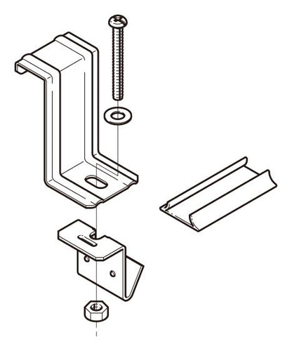 8ARS10|アングル用振れ止め金具
