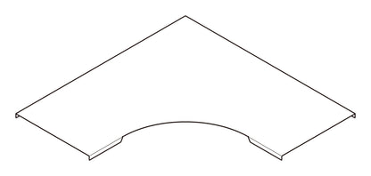 ACVLA20|アルミ外直角L形分岐カバー
