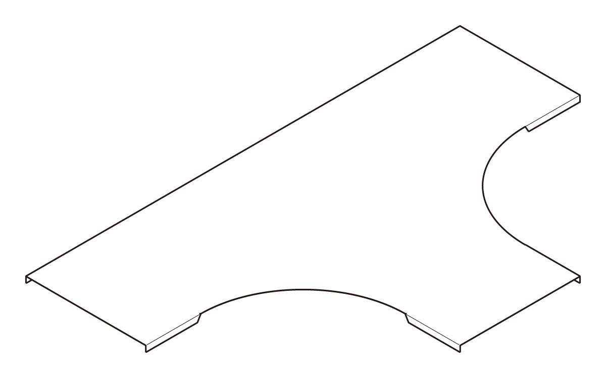 ACVT50|アルミT形分岐カバー