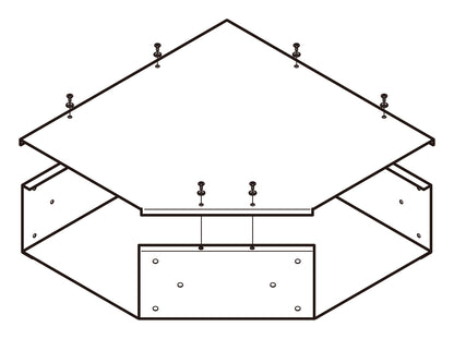 ADL3010|アルミダクトL形分岐