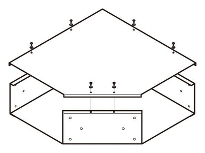 ADL3020|アルミダクトL形分岐