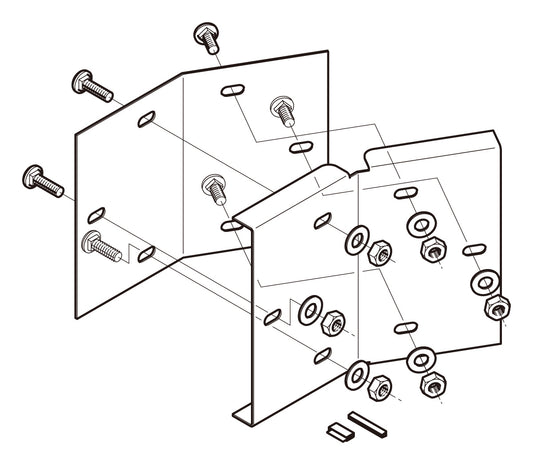 ADLG200|アルミダクト分岐用継ぎ金具