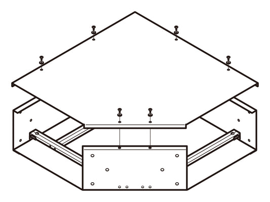 ADLK2015|アルミダクトL形分岐