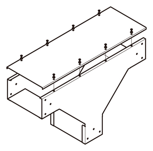 ADOT2010|アルミダクトT型分岐