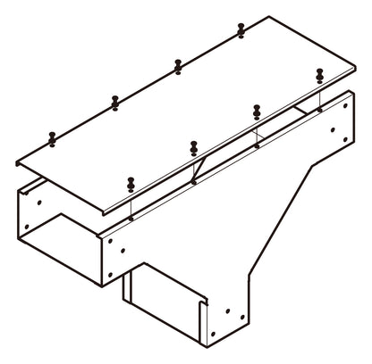 ADOT3010|アルミダクトT型分岐