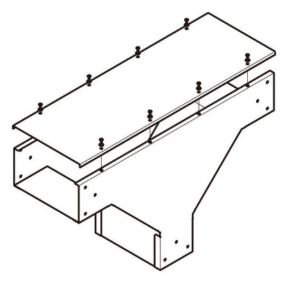 ADOT3020|アルミダクトT型分岐