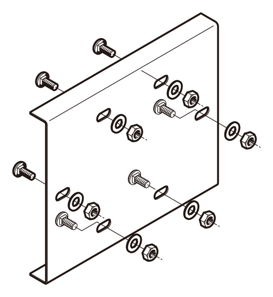 ADSG100|アルミダクト 直線継ぎ金具