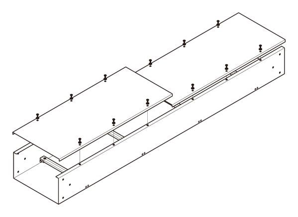 ADSK4020|子桁付直線ケーブルダクト
