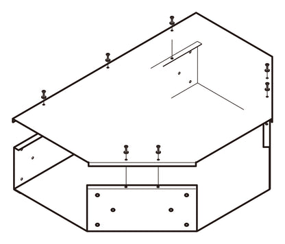 ADT4015|アルミダクトT形分岐
