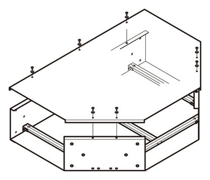 ADTK4015|アルミダクトT形分岐