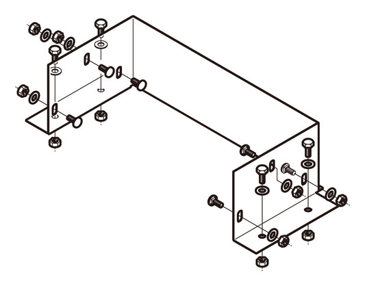 ADU3010|アルミダクト盤接続金具