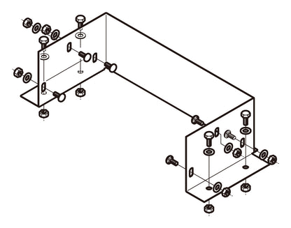 ADU3015|アルミダクト盤接続金具