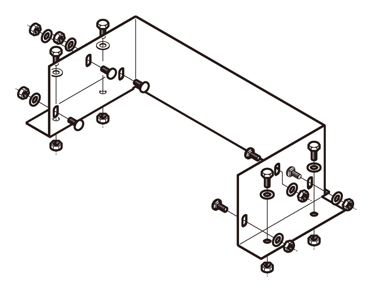 ADU4020|アルミダクト盤接続金具
