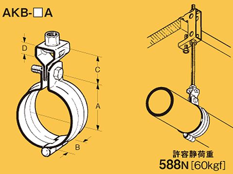 AKB-50A|構造鋼管用吊りバンド