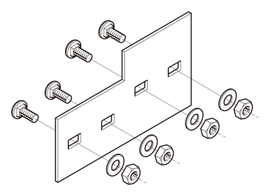 ARD8-10|段違い継ぎ金具