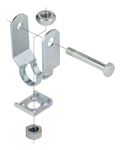 BHD1S-W3|長穴付きダクター用吊り金具