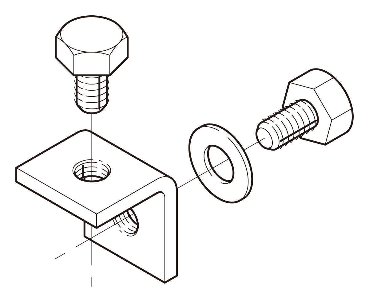 BKBR1AL|ズレ防止金具