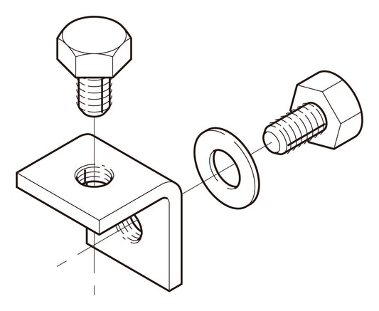 BKBR1AL|ズレ防止金具
