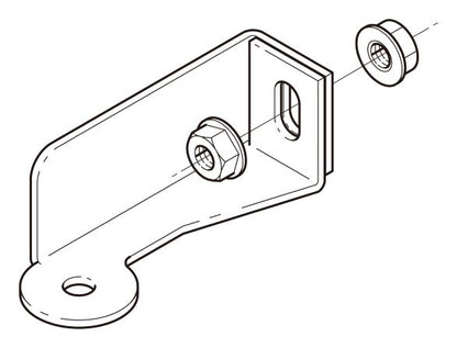 BKBR1HL|ブレース取付金具