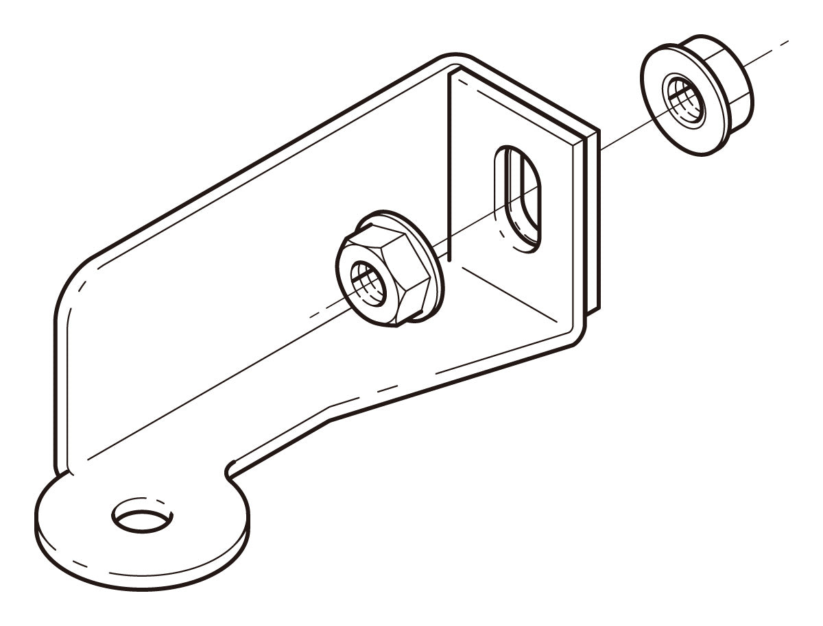 BKBR1HR|ブレース取付金具