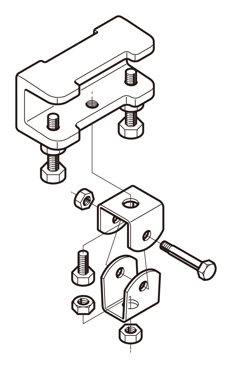 BTS1S-W3|吊りボルト斜め支持金具