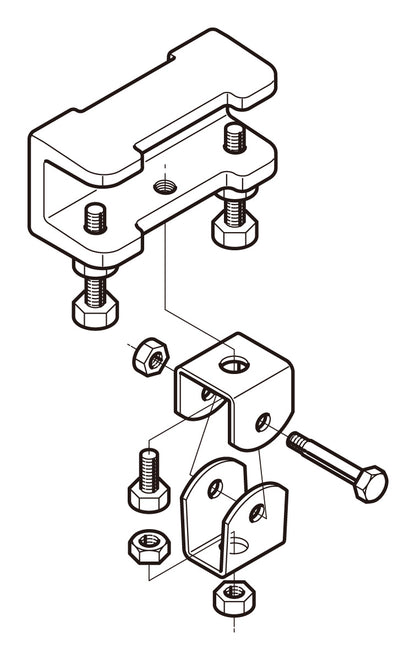BTS1S-W4|吊りボルト斜め支持金具