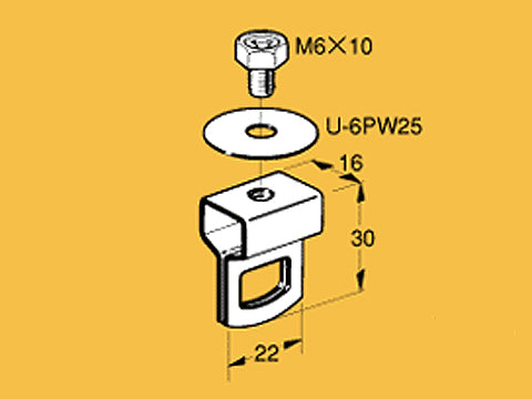 CS6|チェーン支持金具