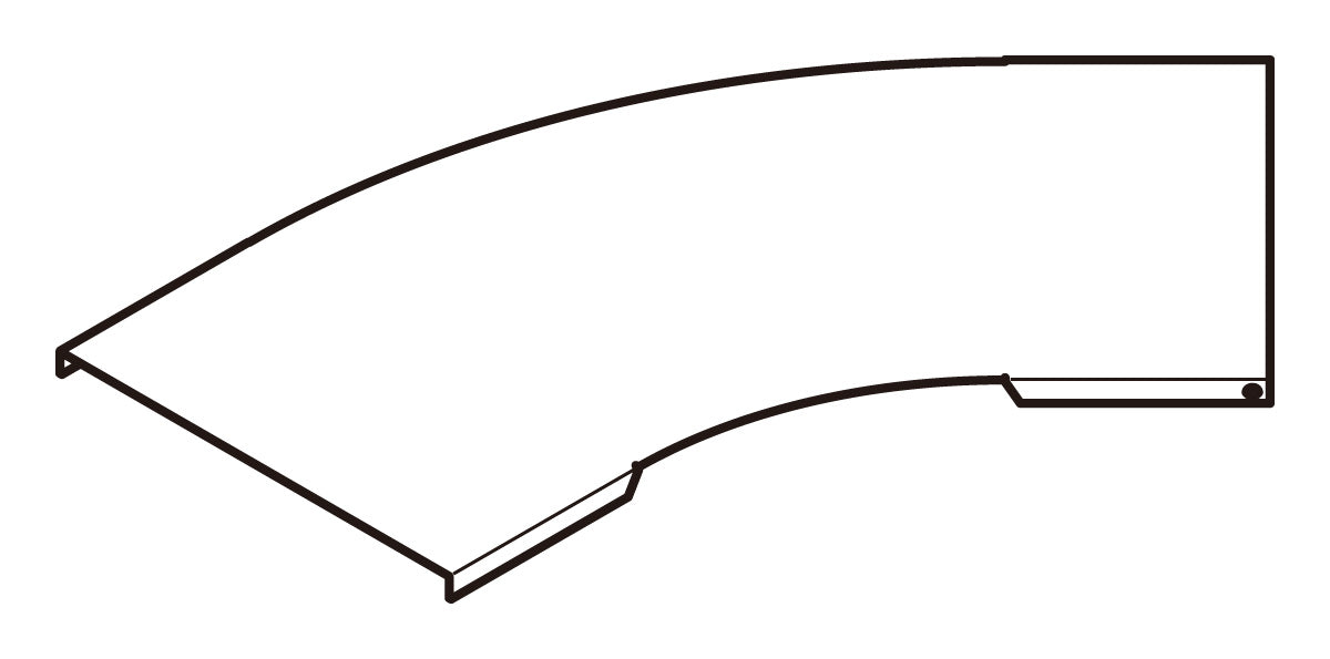 CVA645|水平ベンドカバー