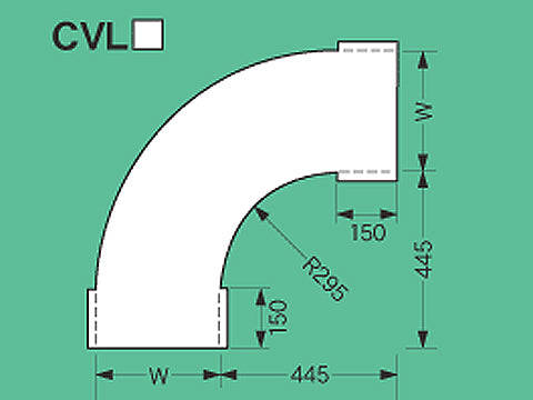 CVL100|L形分岐カバー