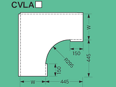 CVLA60|外直角L形分岐カバー