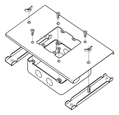 DBC18B2|埋込型コンセントボックス