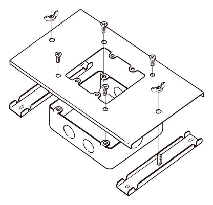 DBC18B2|埋込型コンセントボックス