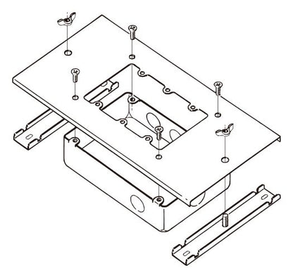 DBC18B3|埋込型コンセントボックス