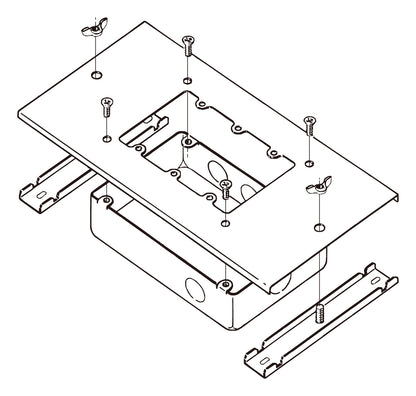 DBC18B3|埋込型コンセントボックス