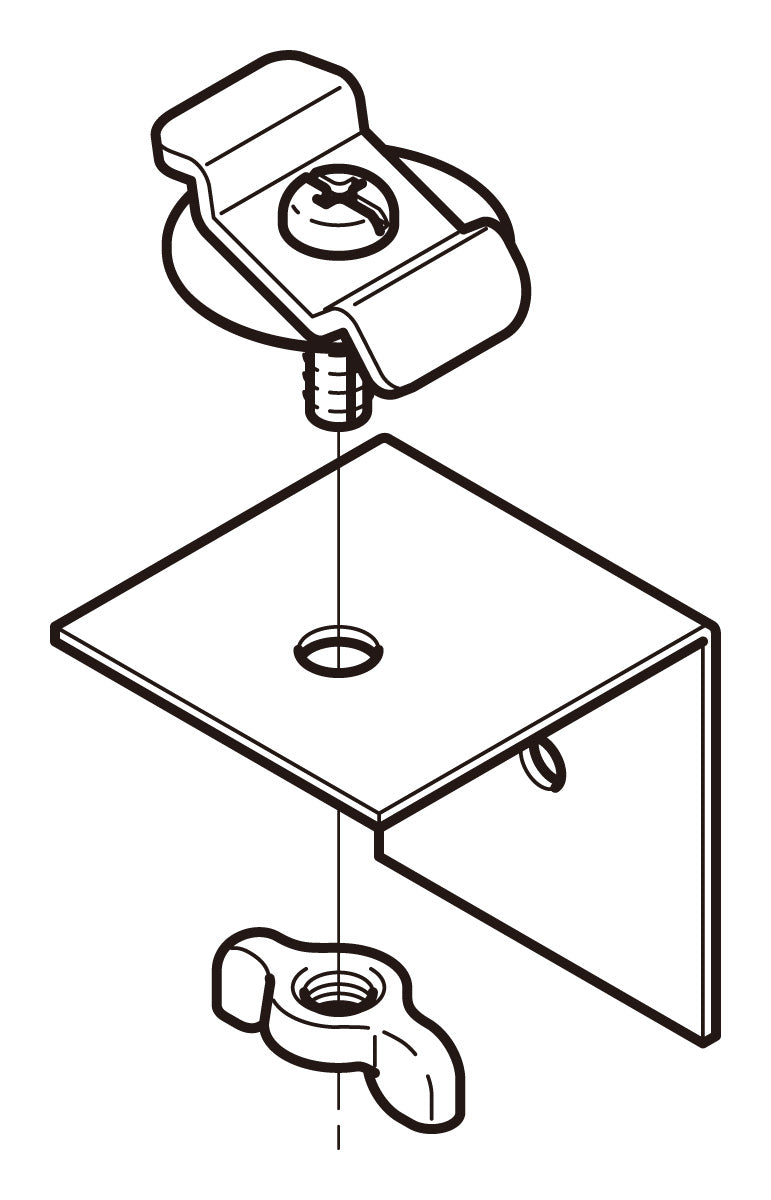 DBTJ2FK|分岐ボックス用止め金具