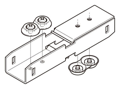 DGURD1|開口上下向き違い継ぎ金具
