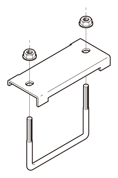 DH10UL|形鋼用交差支持金具