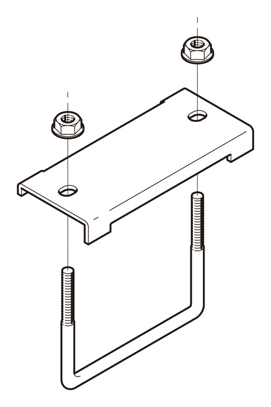 DH10UL|形鋼用交差支持金具
