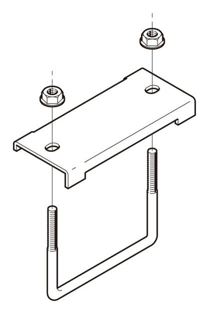 DH10UL|形鋼用交差支持金具