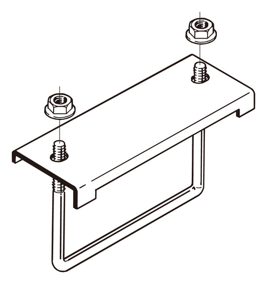 DH12UL|形鋼用交差支持金具