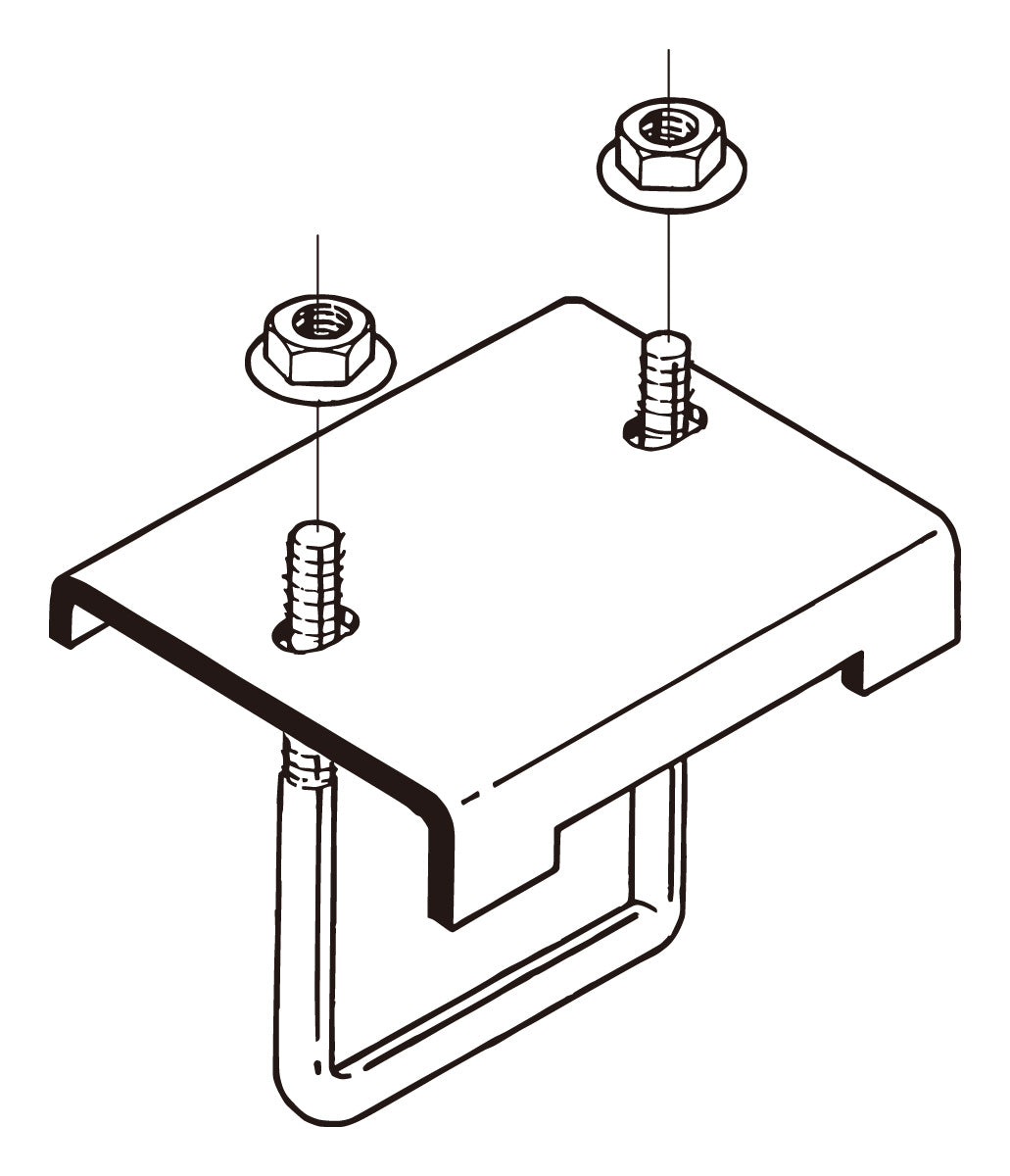 DH1CL19|形鋼用交差支持金具